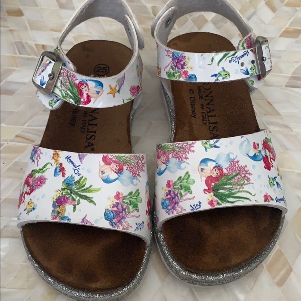 Authentic Monnalisa Little Mermaid Sandals